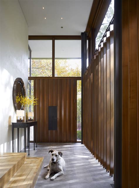 Patterned Marble Floor Makes a Statement Entrance / Foyer at Glamour