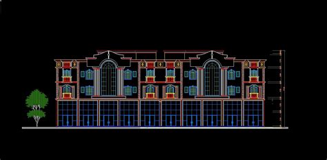 Pin on Download Building Facade CAD Drawings