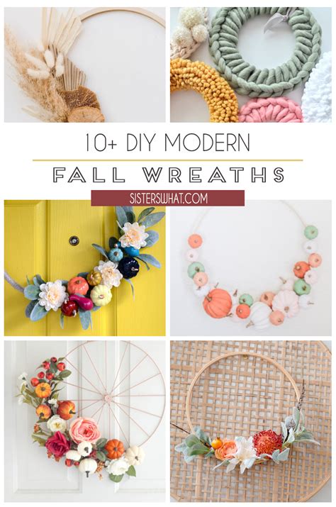 modern fall wreaths