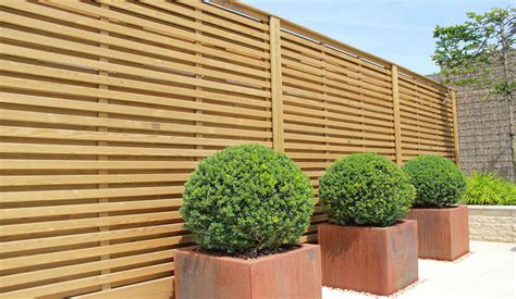 modern fence panel