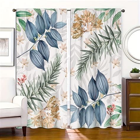 Modern Floral Drapes