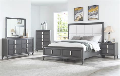 home.furnitureanddecorny.com:modern grey bedroom set