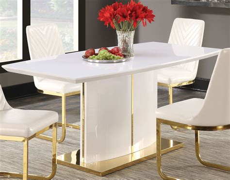 Modern High Gloss Dining Table Sets