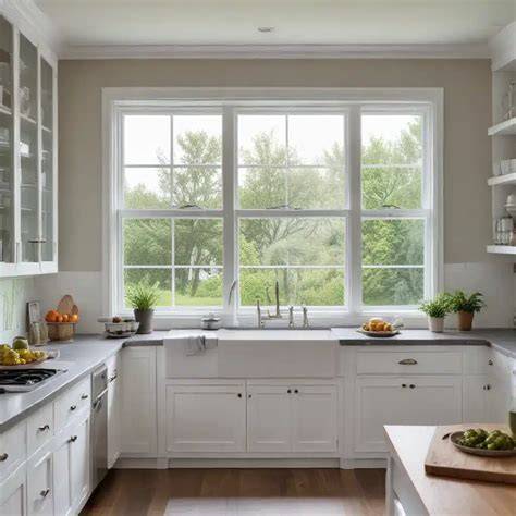 Modern kitchen window placement