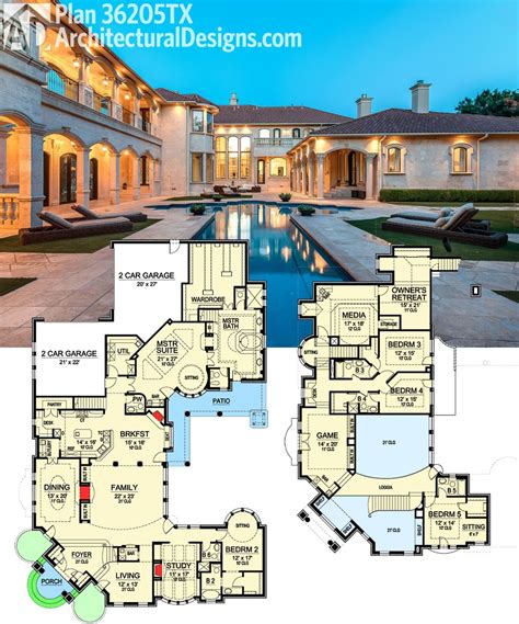 modern mansion house layout