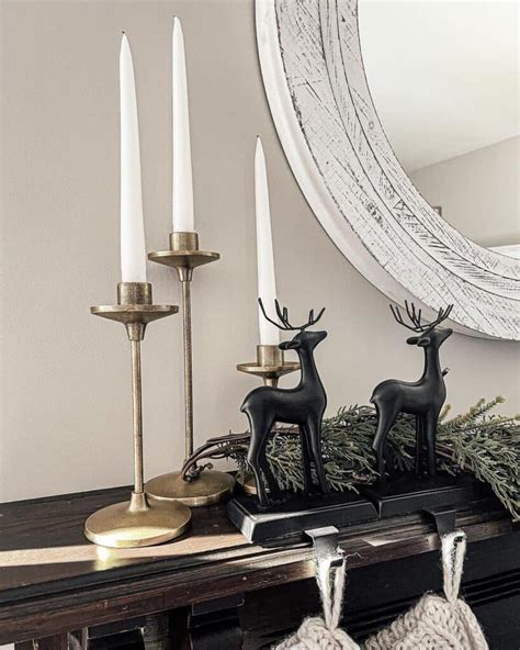 Modern Mantel Stocking Holders
