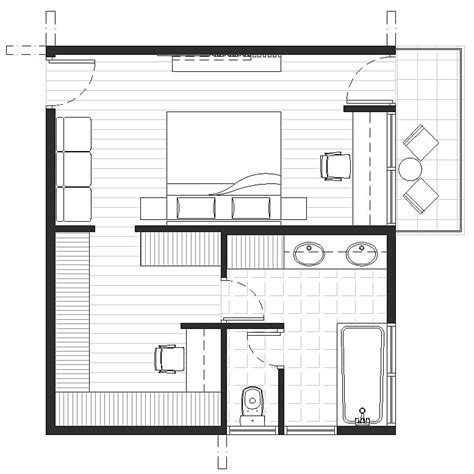 Modern Master Bedroom Plan