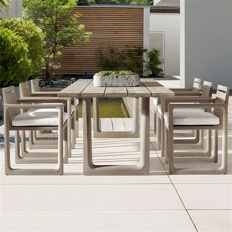 Modern Patio Dining Table Set