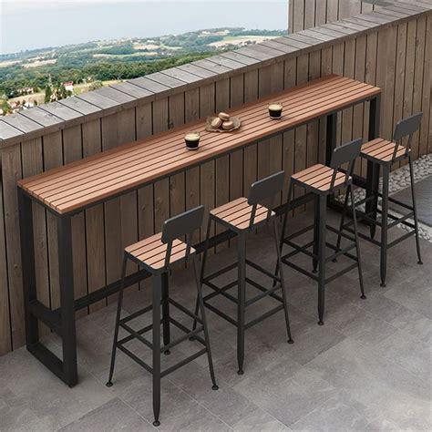 Modern Patio Pub Table
