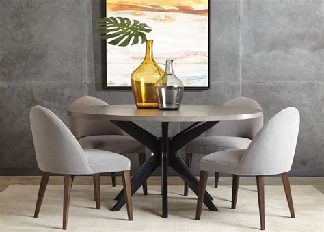 modern round wood dining room tables