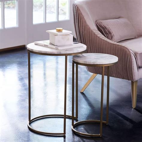 Modern Side Table Marble