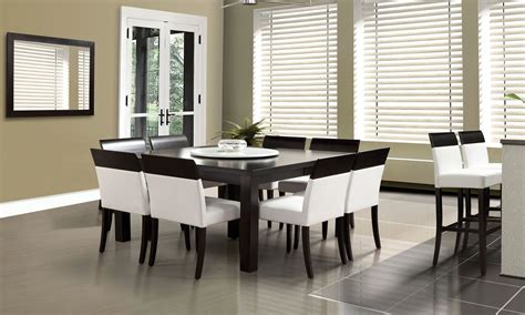 Modern Square Dining Table Decor