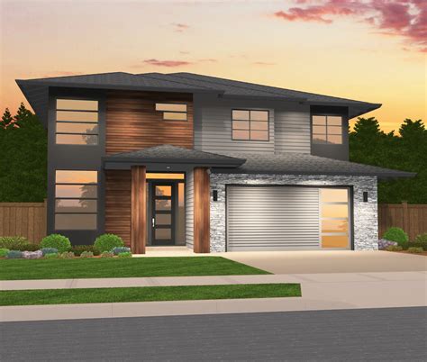 TwoStory Contemporary House Plan 80806PM 2nd Floor Master Suite