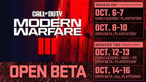 modern warfare 3 beta release date