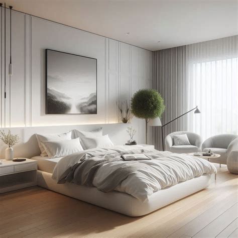 Modern White Bedroom Design