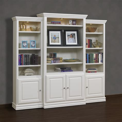 modern white bookcase cabinet