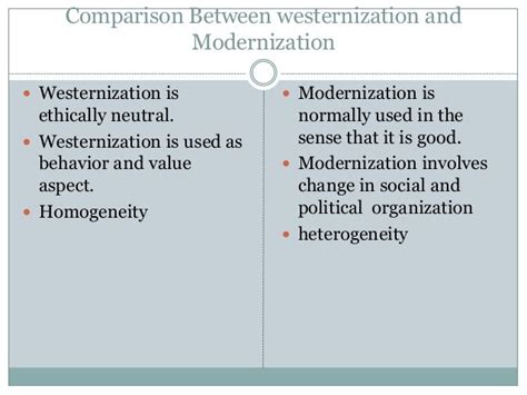 modernization and westernization in education