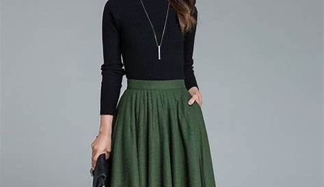 Modest Trendy Outfits Skirts Casual Women A Line Floor Length Long Maxi