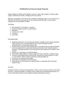 What is a Modified Barium Swallow Study (MBSS)? Printable handouts