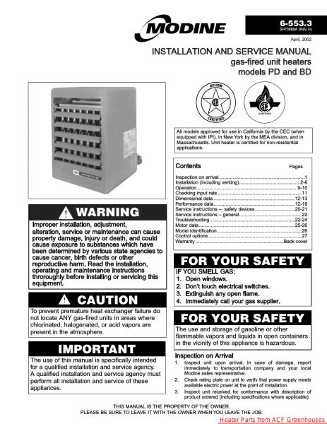 Modine Garage Heater Troubleshooting & How to Guide Nels Garage