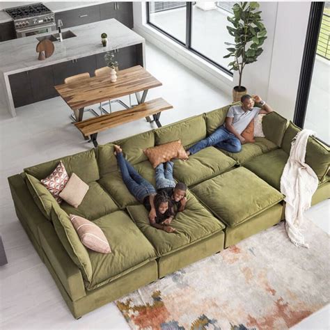 Modular Pit Sectional Sofas