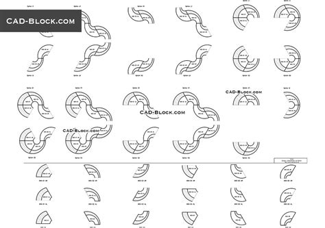 Modular Sofa Cad Block