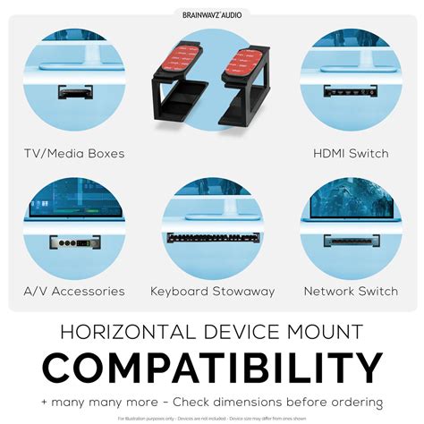 Modular Under Desk Mount For Routers