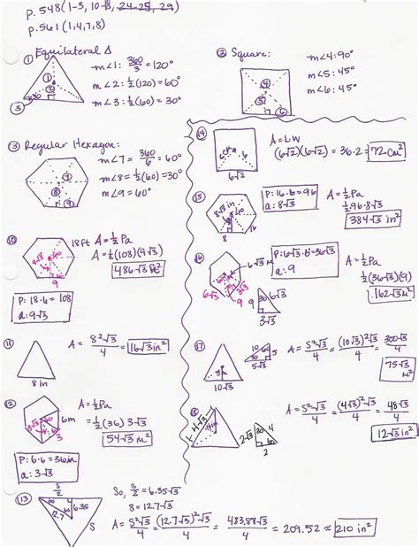 Module 10 Geometry Answers