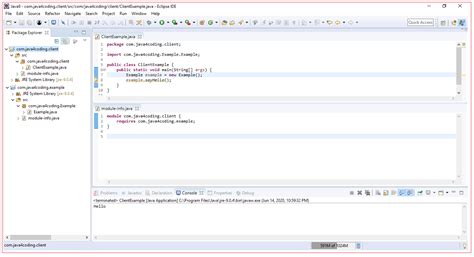 Module-Info Java Example