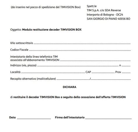 Modulo Reso Timvision