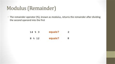 modulus definition in computer science