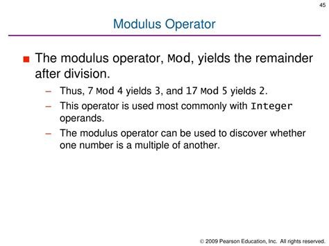 Modulus In Visual Basic