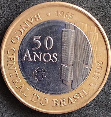 moeda de 1 real comemorativa 50 anos