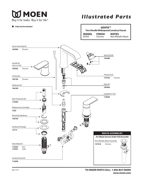 Moen Bathroom Faucets Diameter
