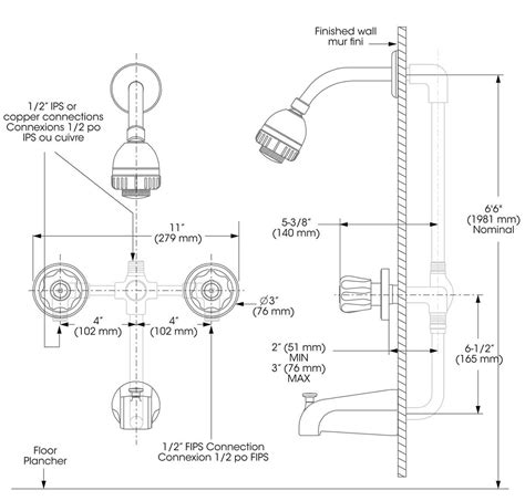 Moen Shower Valve Fitting Size