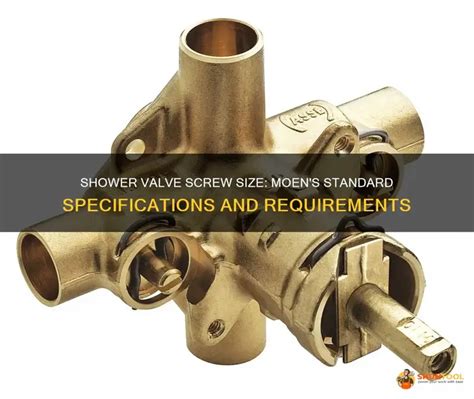 Moen Shower Valve Thread Size