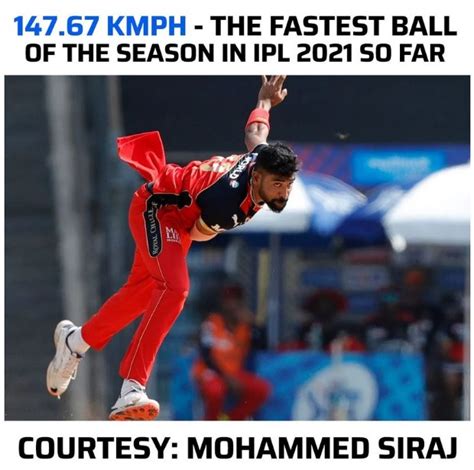 mohammed siraj average bowling speed