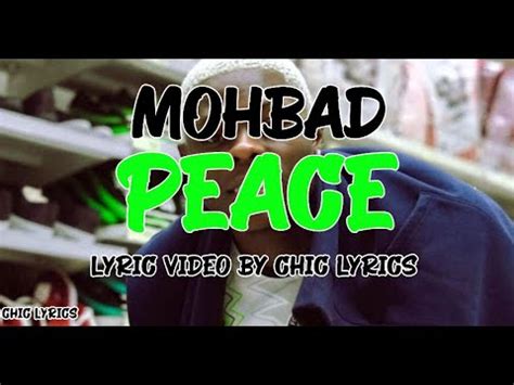 mohbad peace lyrics