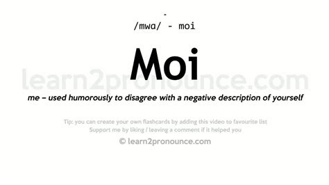 moi meaning in business