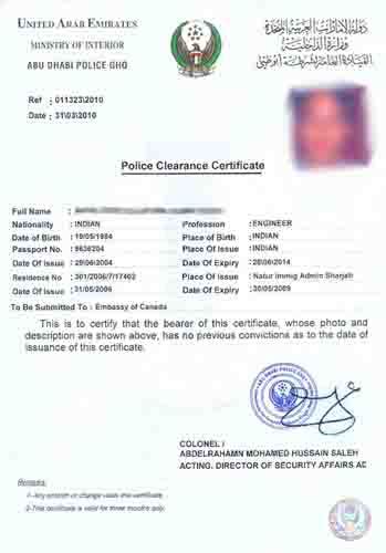 moi police clearance certificate
