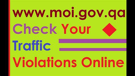 moi traffic violation and fines