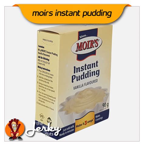 Moirs Instant Pudding Instructions