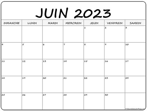 mois de juin 2023