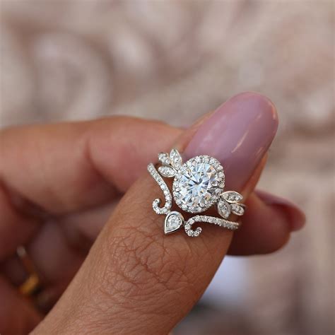 moissanite custom engagement rings