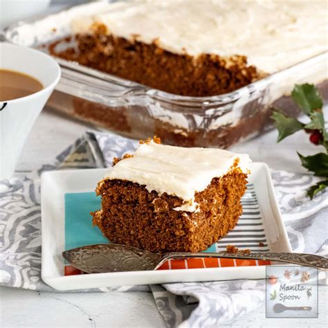 Moist Ginger Molasses Cake