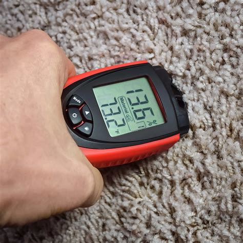 Moisture Meter On Carpet