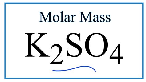 molar mass of k2so4