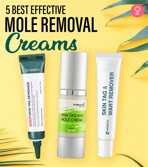 mole removal cream on face