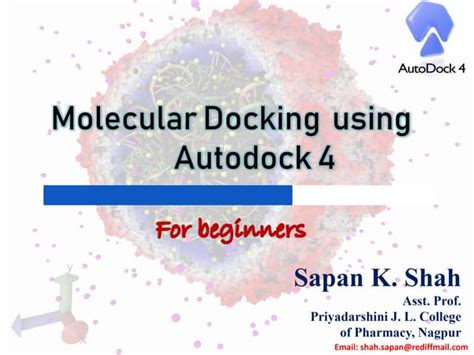 molecular docking using autodock ppt