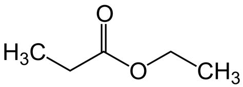 molecular formula of ethyl propanoate